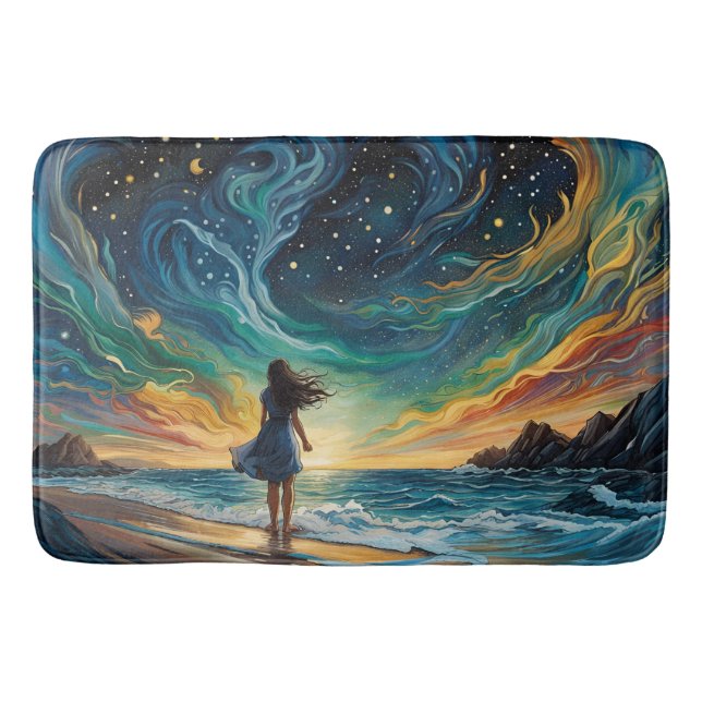 Alfombrilla De Baño Dónde se dirigen los sueños (Anverso)