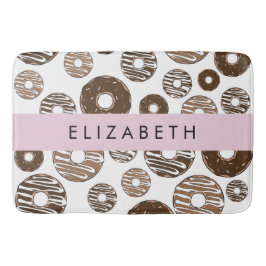 Alfombrilla De Baño Donuts de chocolate, donuts de caramelo, gritos, t