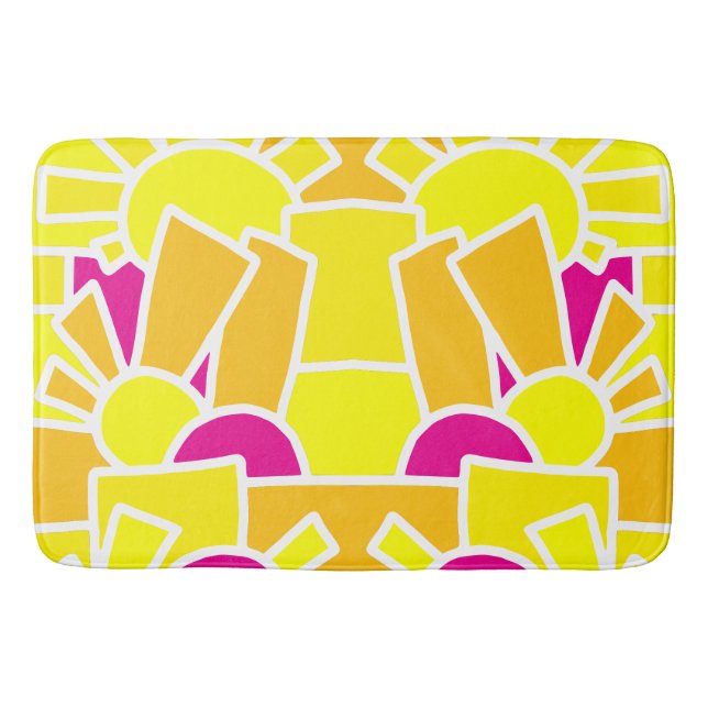 Alfombrilla De Baño Doodle festivo Art. 42 (Anverso)