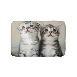 Alfombrilla De Baño Dos gatitos lindos