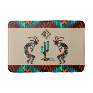Alfombrilla De Baño Dos Mat Bath Kokopelli del Suroeste