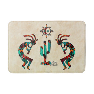 Alfombrilla De Baño Dos Mat Bath Kokopelli del Suroeste