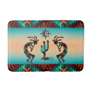 Alfombrilla De Baño Dos Mat Bath Kokopelli del Suroeste