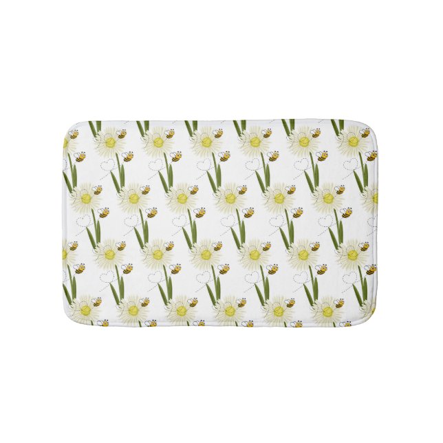 Alfombrilla De Baño Dos pequeñas y lindas abejas (Anverso)