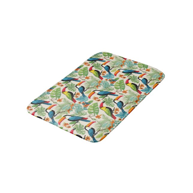 Alfombrilla De Baño Dosel de Tucán Tropical (Angular)
