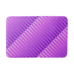 Alfombrilla De Baño Dosis de satén - violeta y orquídea