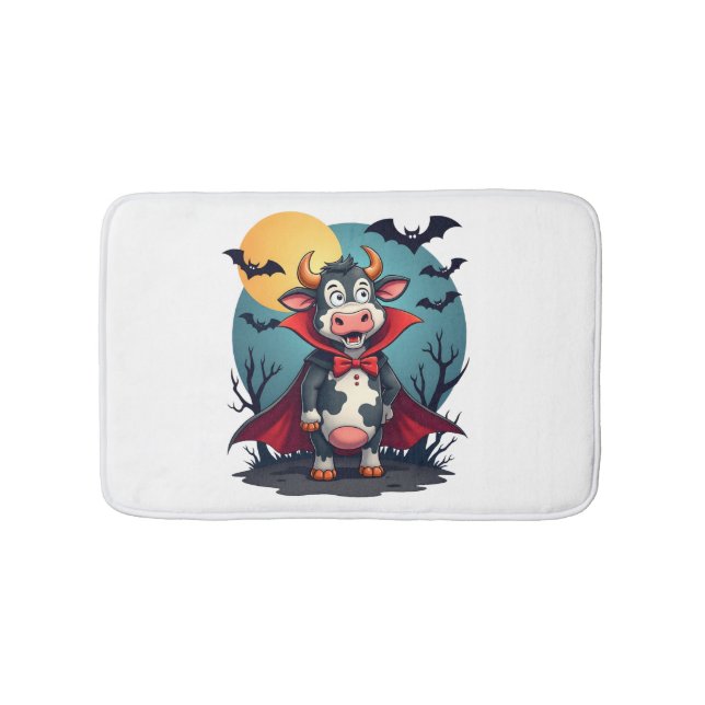 Alfombrilla De Baño Drácula de vaca sube (Anverso)