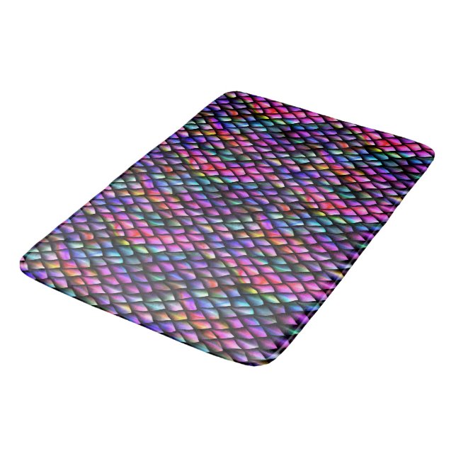 Alfombrilla De Baño Dragón arcoiris estrangula barba (Angular)