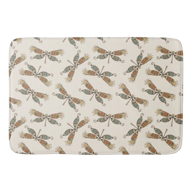 Alfombrilla De Baño Dragonflies (Anverso)