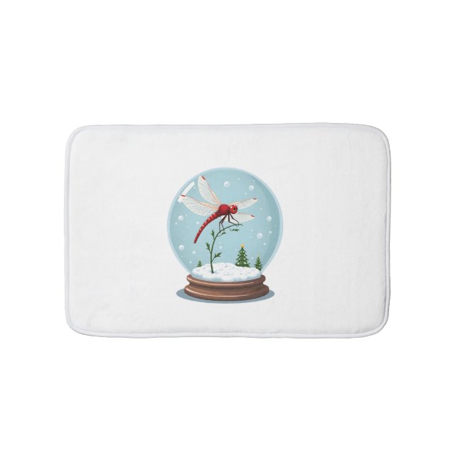Alfombrilla De Baño Dragonfly de Globe de Nieve (Anverso)