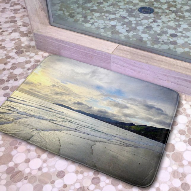 Alfombrilla De Baño Dramática Océano Sunset Photo Pismo Beach Californ (Subido por el creador)