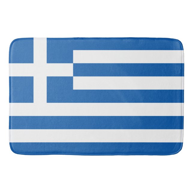 Alfombrilla De Baño Drapeau Grèce (Anverso)