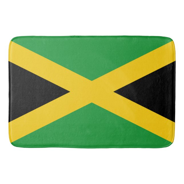 Alfombrilla De Baño Drapeau Jamaïque  (Anverso)