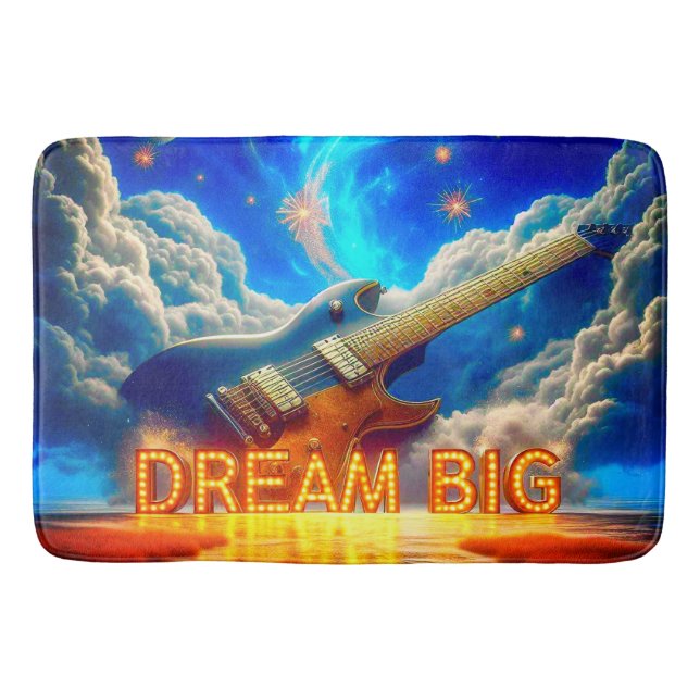 Alfombrilla De Baño Dream Big (Anverso)