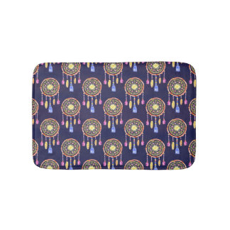 Alfombrilla De Baño Dreamcatchers Fethers Watercolor Seamless Textura