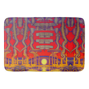 Alfombrilla De Baño Dreamland psicodélico