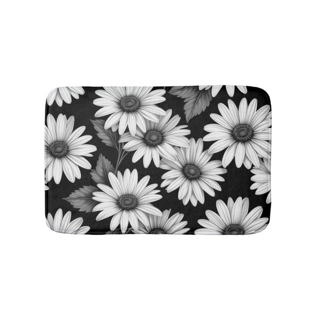 Alfombrilla De Baño Dreamy Daisies (Anverso)