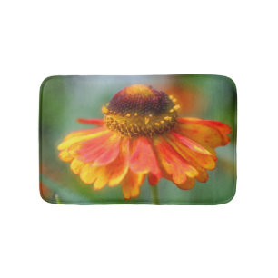 Alfombrilla De Baño Dreamy Zinnia Flower