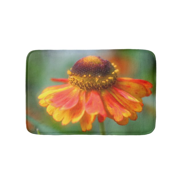 Alfombrilla De Baño Dreamy Zinnia Flower (Anverso)