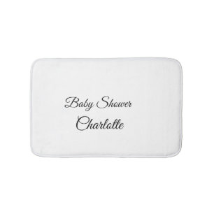 ALFOMBRILLA DE BAÑO DUCHA DE BEBÉ SIMPLE MINIMALISTA.CUTIE AGREGAR NOM