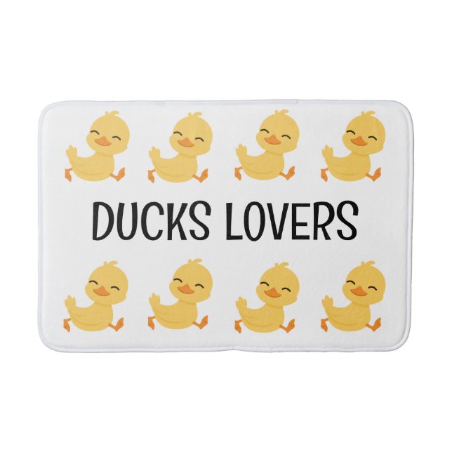 Alfombrilla De Baño Duck Lovers Bathroom Mat (Anverso)