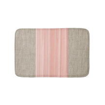 Dulce melocotón naranja burlap tiras de impresión