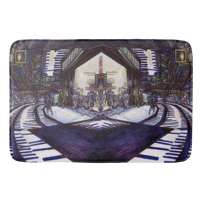 Alfombrilla De Baño Dustar el piano (Anverso)