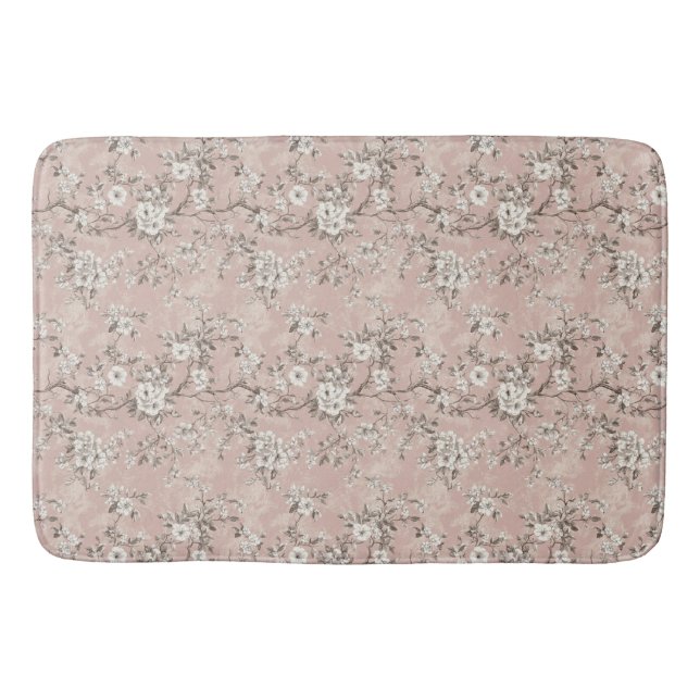 Alfombrilla De Baño Dylandria Vintage Rosa Polvo Rosa (Anverso)