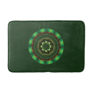 Alfombrilla De Baño Earth Mandala Bath Mat