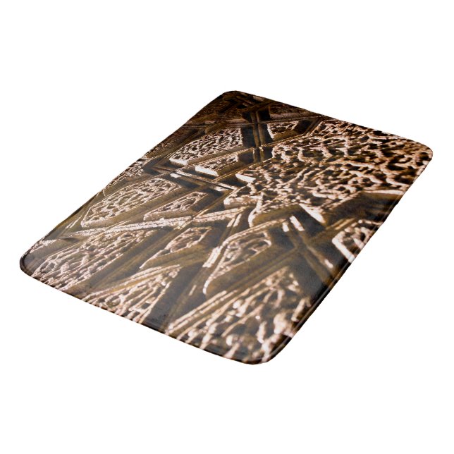 Alfombrilla De Baño Earthy Brown Stars (Angular)