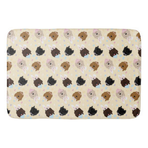 Alfombrilla De Baño Easter Bunny Goldendoodle Dogs