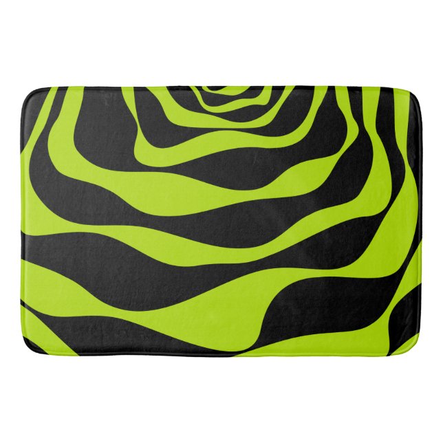 Alfombrilla De Baño Ebb y Flow 4 - Lime Green (Anverso)