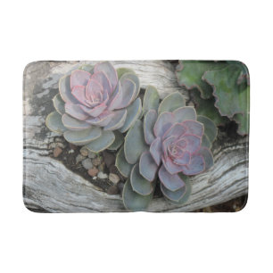 Alfombrilla De Baño Echeveria Succulent Bath Mat