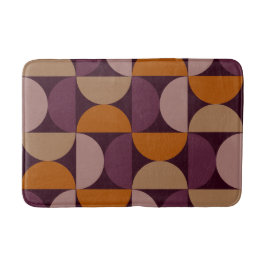 Alfombrilla De Baño Eclipse de vino quemado moderno de mediados del si