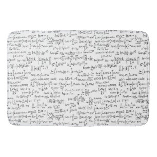 Alfombrilla De Baño Ecuaciones escritas mano //de la matemáticas