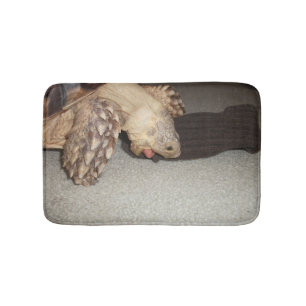 Alfombrilla De Baño Ed y el Sock, Sulcata Tortoise
