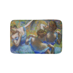 Alfombrilla De Baño Edgar Degas - Bailarinas azules