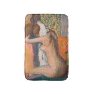 Alfombrilla De Baño Edgar Degas - Después del baño, mujer limpiando el
