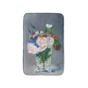Alfombrilla De Baño Edouard Manet - Flores en una bolsa de cristal