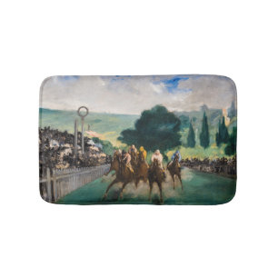 Alfombrilla De Baño Edouard Manet - Las carreras en Longchamp