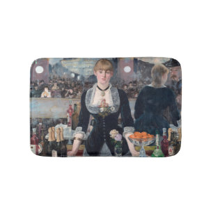 Alfombrilla De Baño Edouard Manet - Un bar en el Folies-Bergere