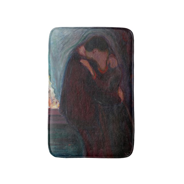 Alfombrilla De Baño Edvard Munch - El beso (Frente vertical)