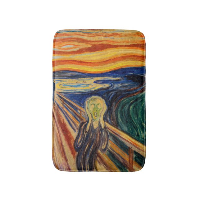 Alfombrilla De Baño Edvard Munch - El Grito 1910 (Frente vertical)