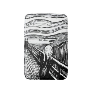 Alfombrilla De Baño Edvard Munch - La litografía de la crema