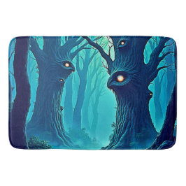 Alfombrilla De Baño Eerie Woodland Eyes