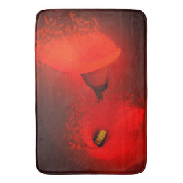 Alfombrilla De Baño Efecto dispersión roja de Calla Lily Vivid