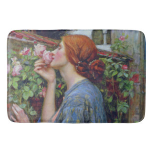 Alfombrilla De Baño El alma del Rosa, John William Waterhouse