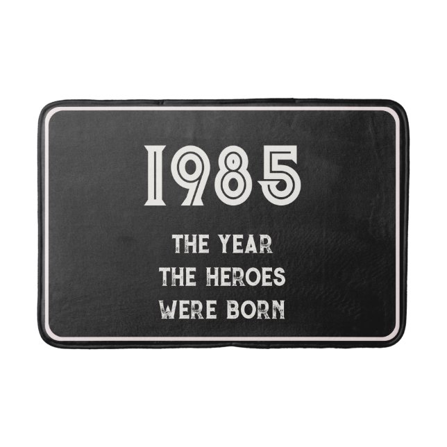 Alfombrilla De Baño El Año En Que Nacieron Los Héroes (Blanco) (Anverso)