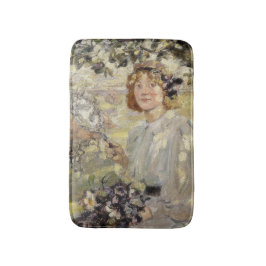 Alfombrilla De Baño El árbol de manzanas (por Bessie MacNicol)