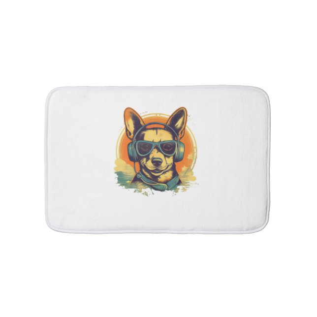 Alfombrilla De Baño El arte de los perros que capturan la esencia cani (Anverso)